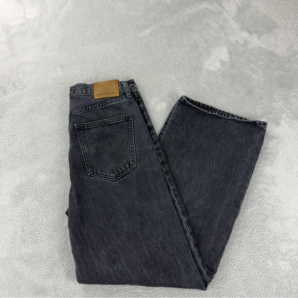 Denim Forum Farrah High Rise Wide Leg Black Jeans 28x27 - Picture 4 of 12